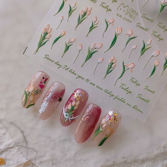 Hello Claws | Spring Tulip Nail Deco Sticker