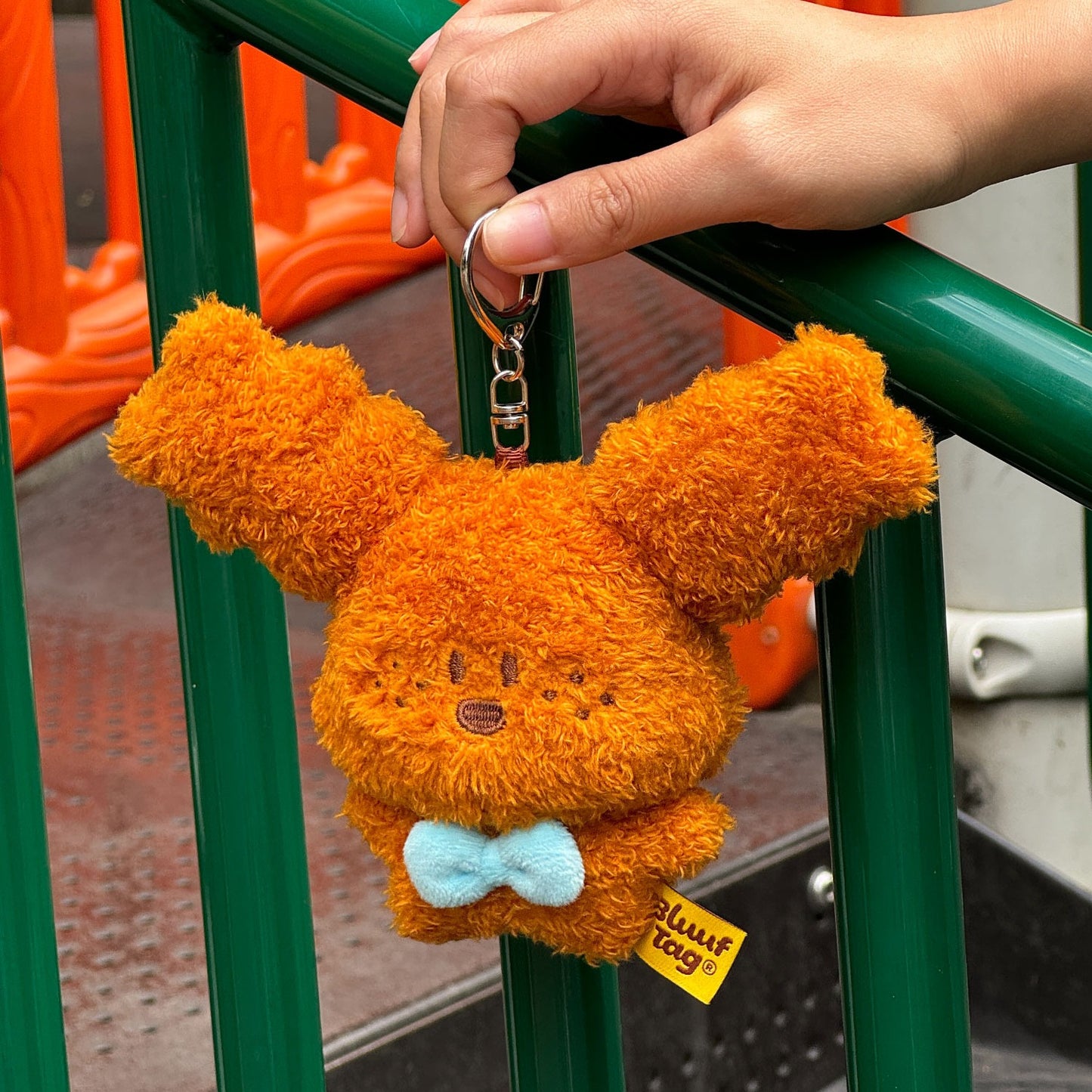 Bluuf Tag | Bow-tie Freckles Puppy Plush Charm