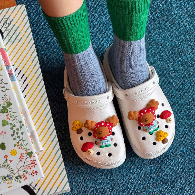 Bluuf Tag | Dog, Mushroom & Tree Shoe Charms