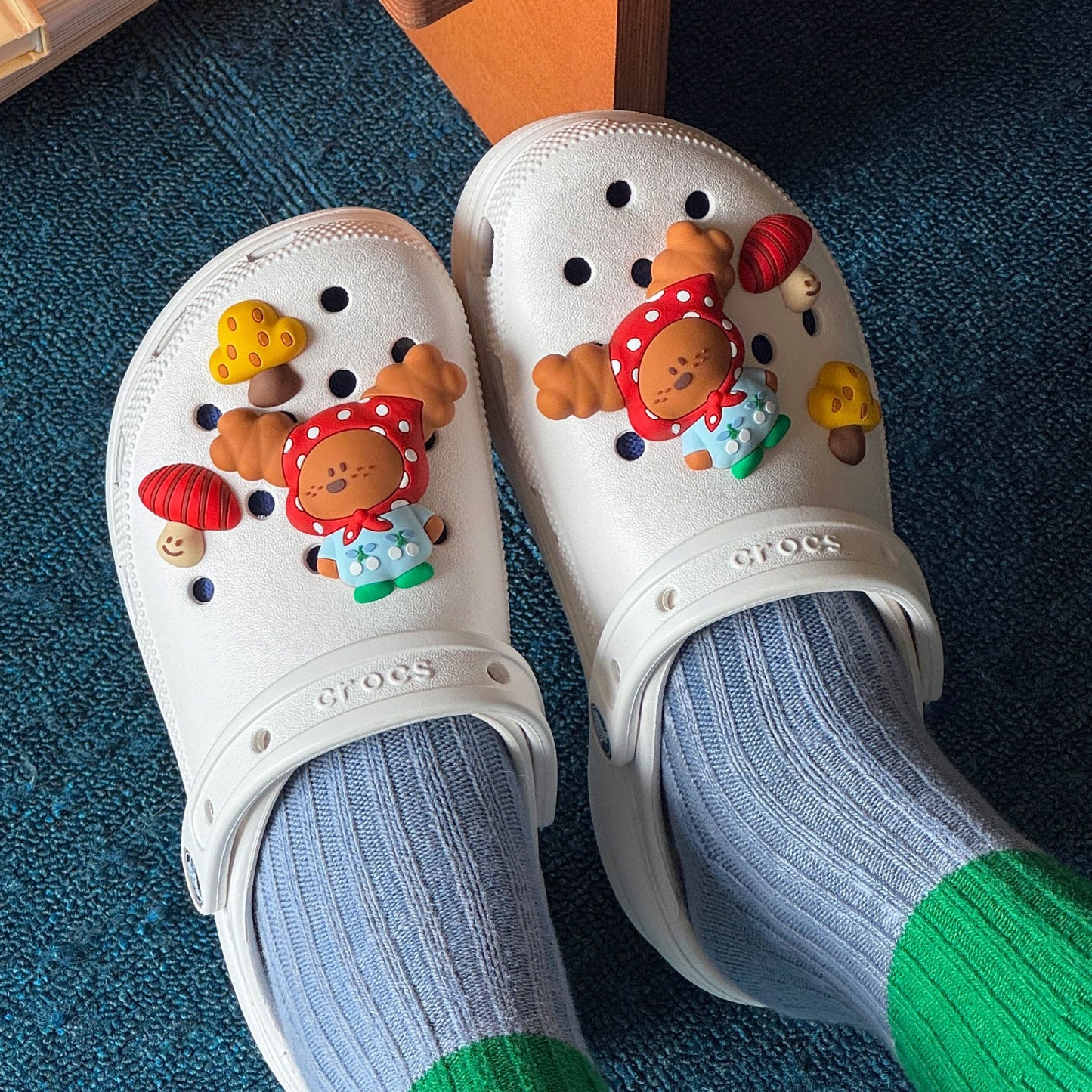 Bluuf Tag | Dog, Mushroom & Tree Shoe Charms