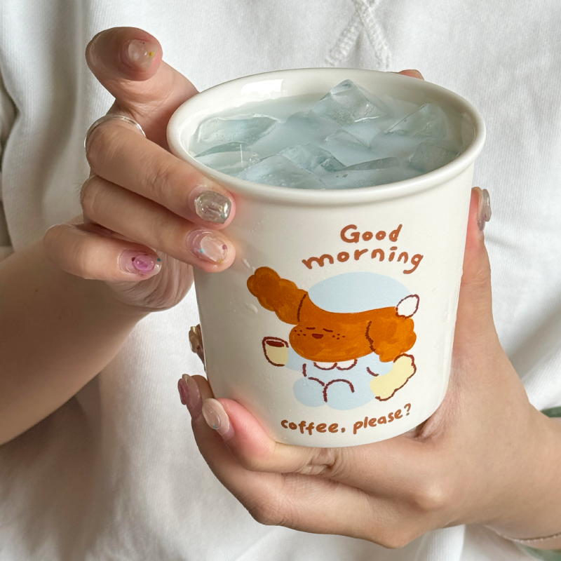 Bluuf Tag | Good Morning Puppy Ceramic Cup