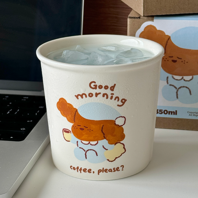 Bluuf Tag | Good Morning Puppy Ceramic Cup