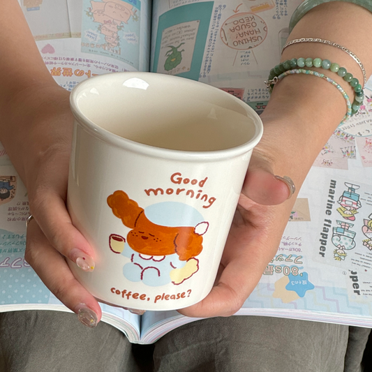 Bluuf Tag | Good Morning Puppy Ceramic Cup