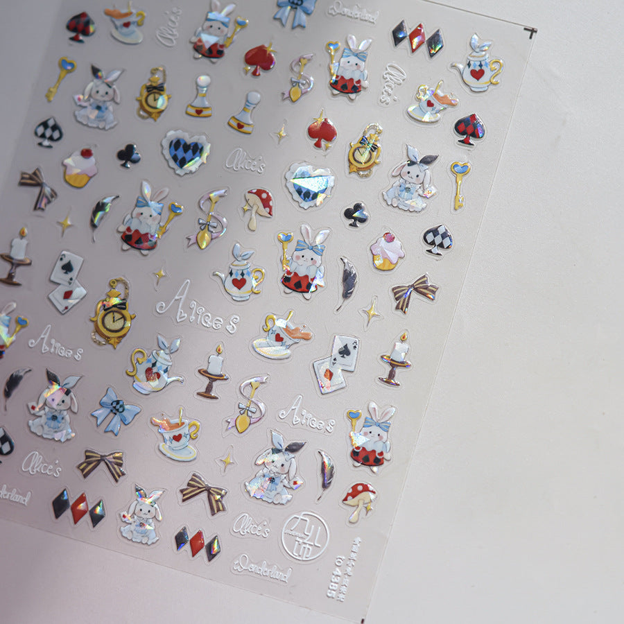 Hello Claws | Bunny Wonderland Nail Deco Sticker
