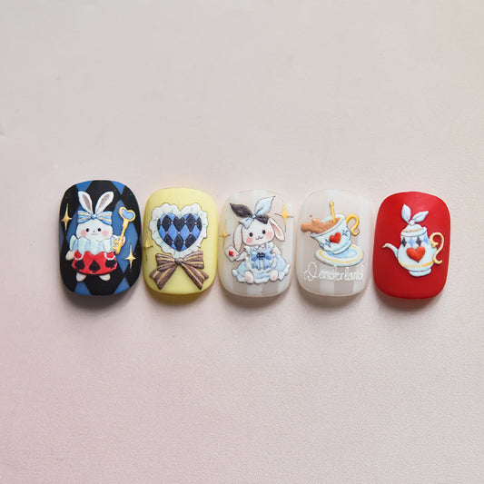 Hello Claws | Bunny Wonderland Nail Deco Sticker 