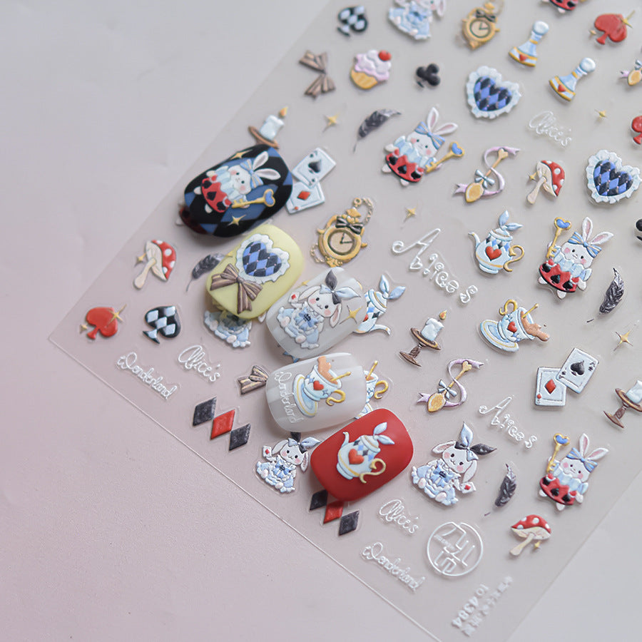 Hello Claws | Bunny Wonderland Nail Deco Sticker