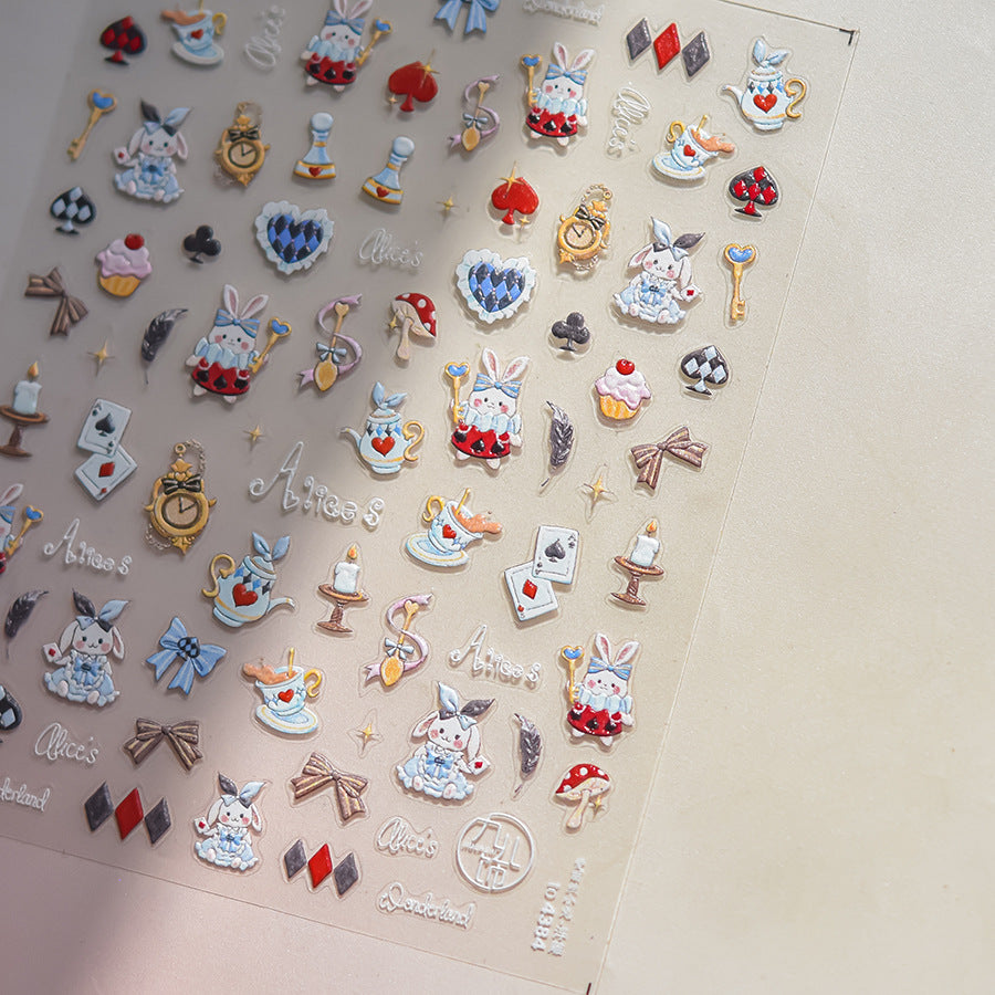 Hello Claws | Bunny Wonderland Nail Deco Sticker