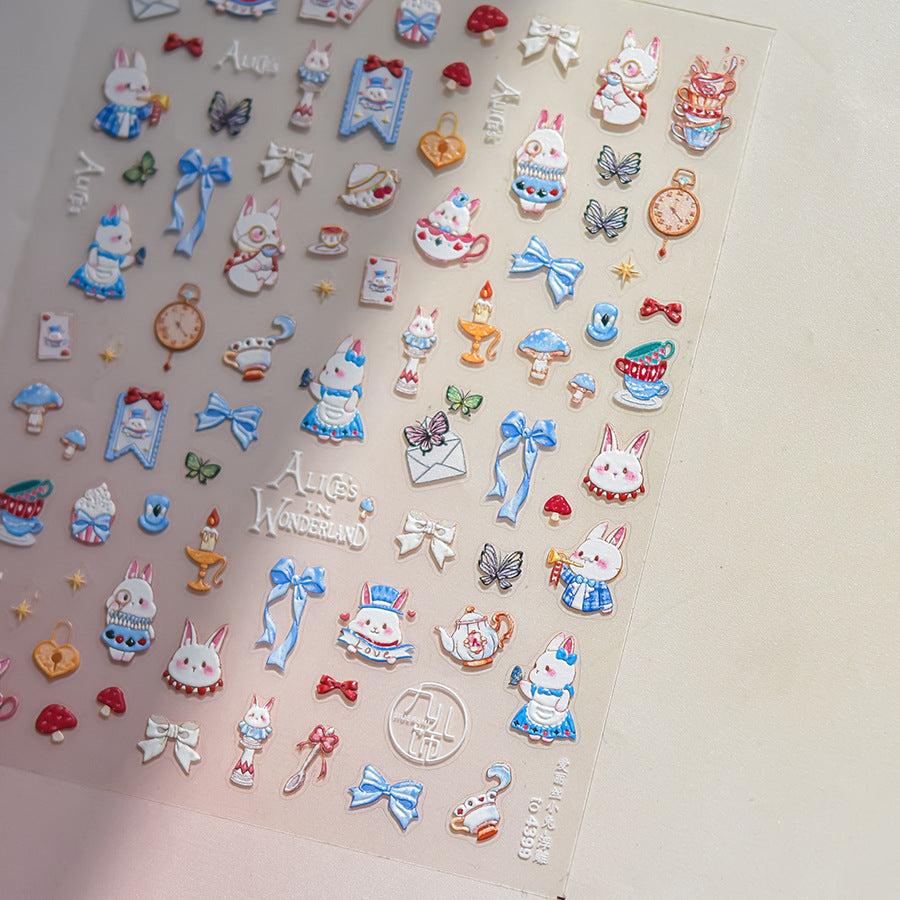 Hello Claws | Bunny Wonderland Nail Deco Sticker