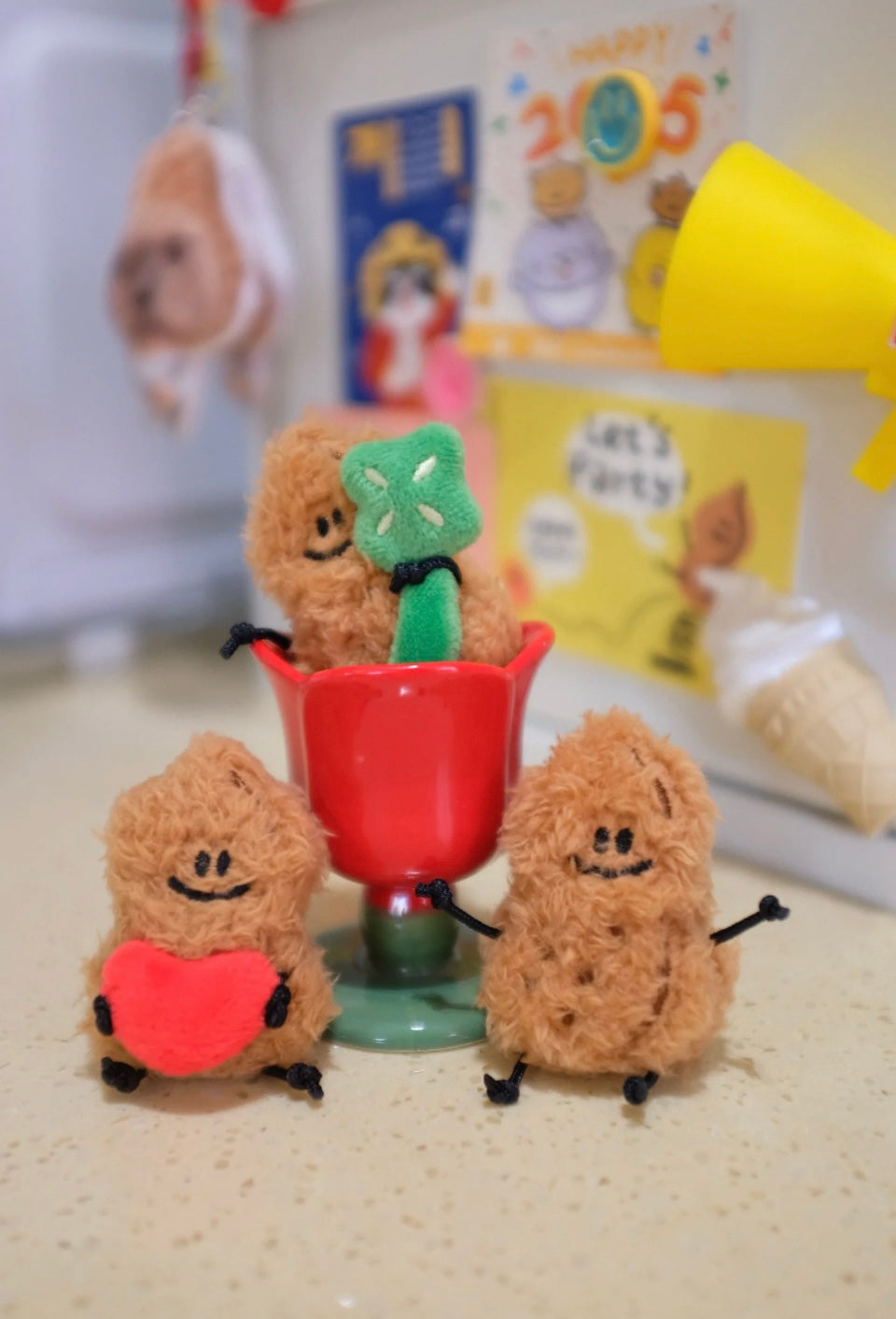 Fickle Plan | Mini Peanut Keychain
