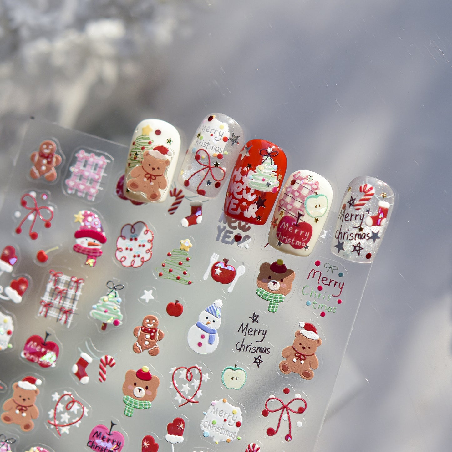 Hello Claws | Christmas Winter Nail Deco Sticker