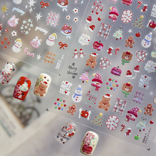 Hello Claws | Christmas Winter Nail Deco Sticker 
