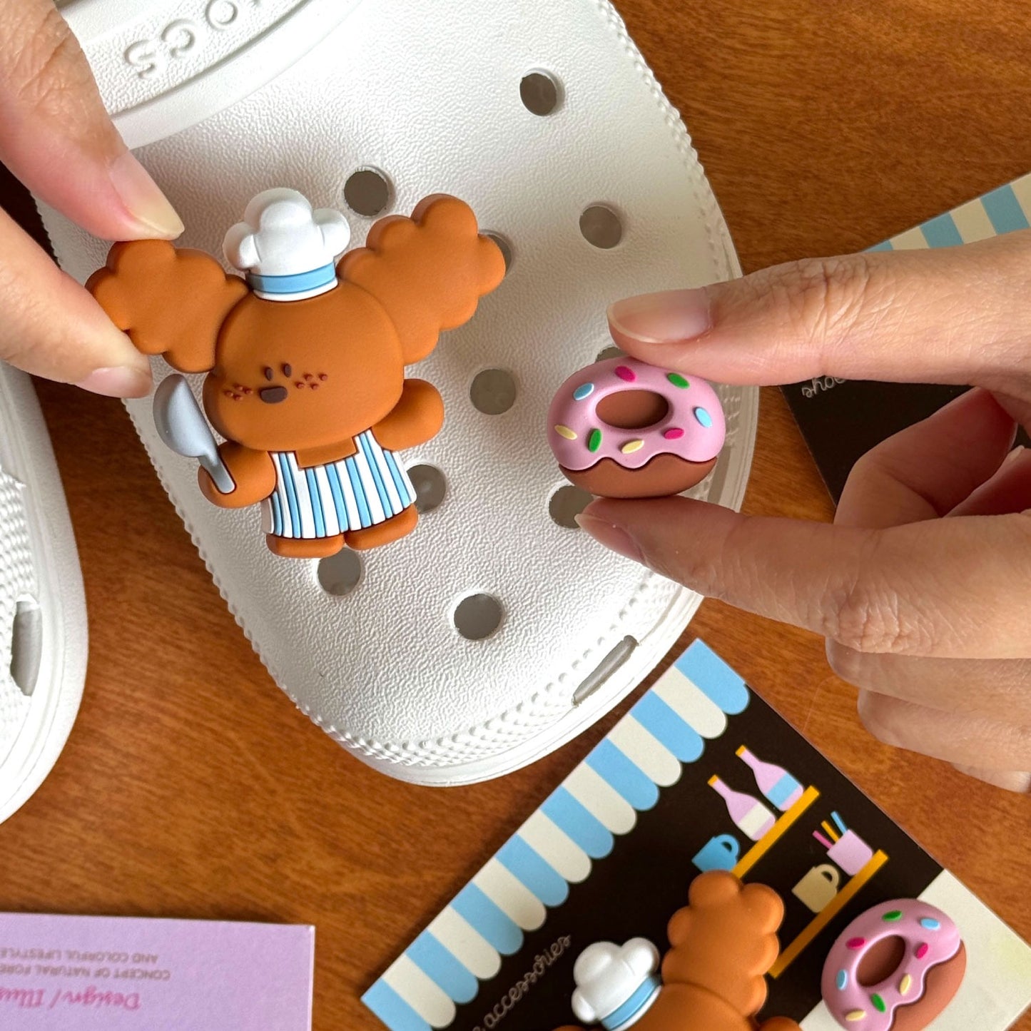 Bluuf Tag | Doggie & Donut Shoe Charms