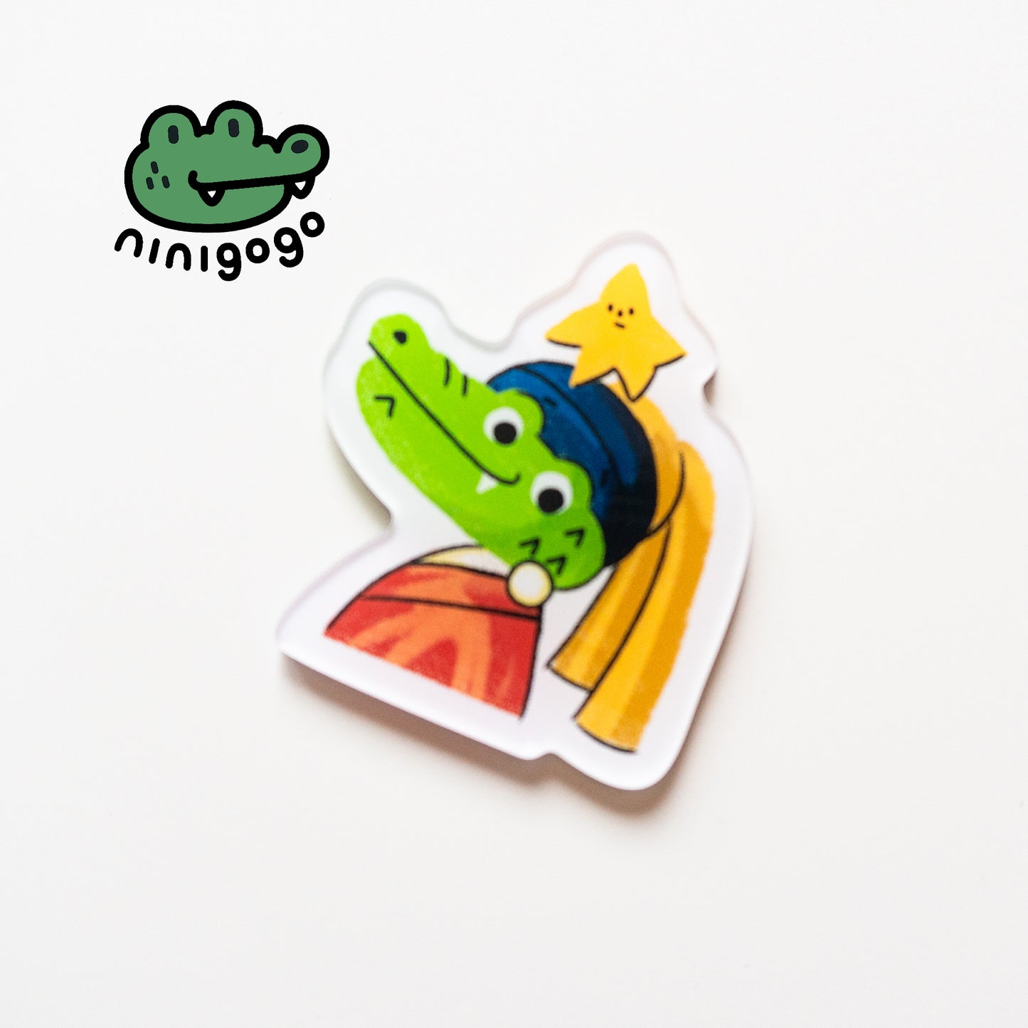 NINIGOGO | Girl And Pearl Earring EGO Magnet