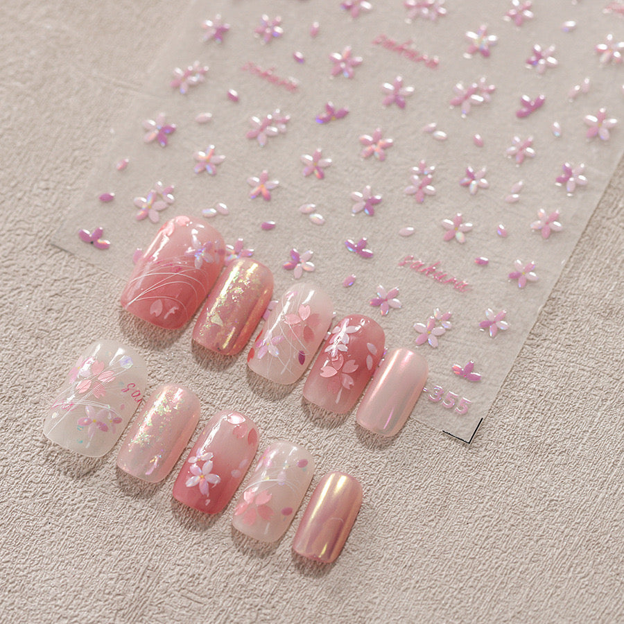 Hello Claws | Spring Cherry Blossom 5D Nail Deco Sticker