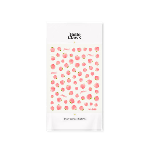 Hello Claws | Juicy Peach Jelly Nail Deco Sticker