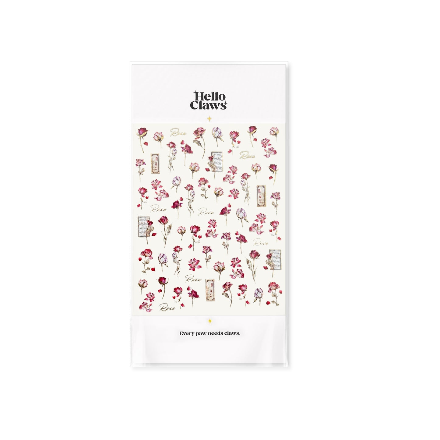 Hello Claws | Romantic Rose Nail Deco Sticker 