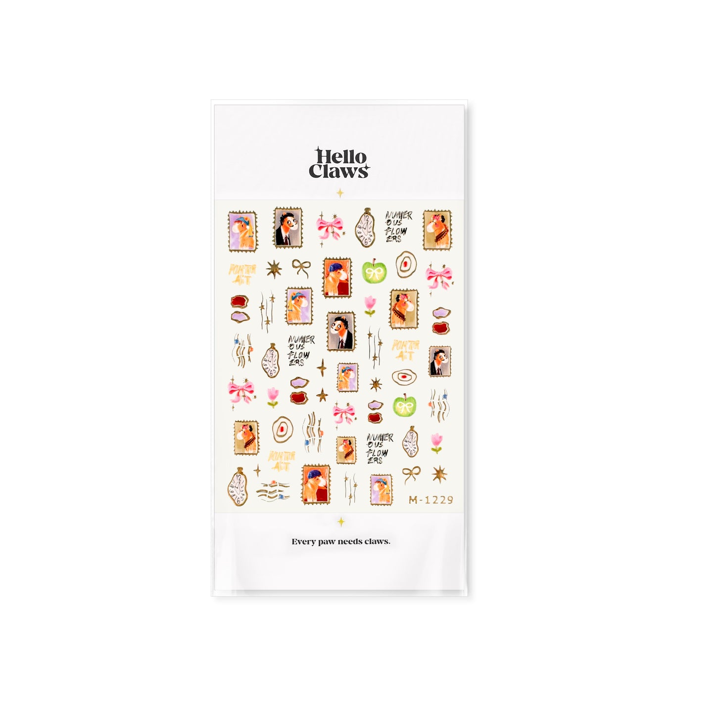 Hello Claws | World Famous Paintings Nail Deco Sticker