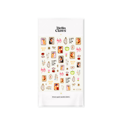 Hello Claws | World Famous Paintings Nail Deco Sticker