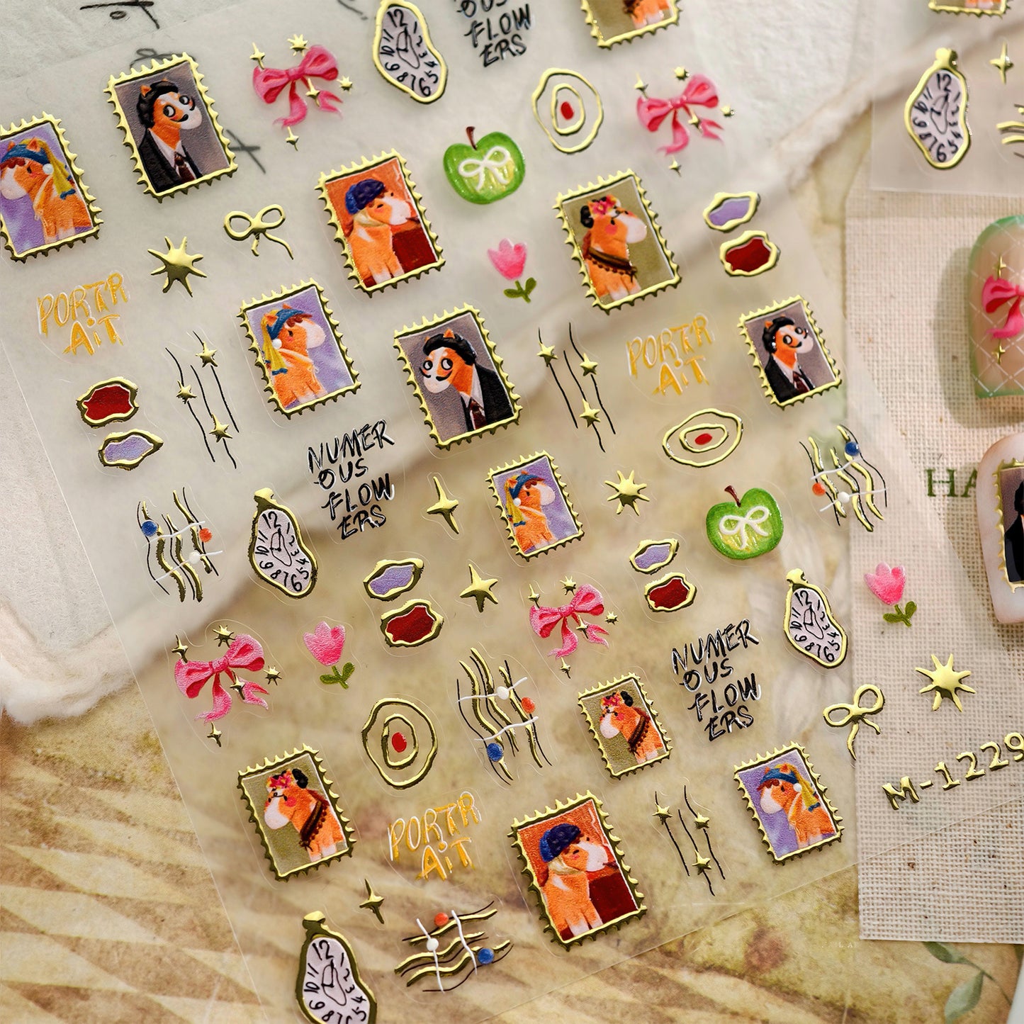 Hello Claws | World Famous Paintings Nail Deco Sticker