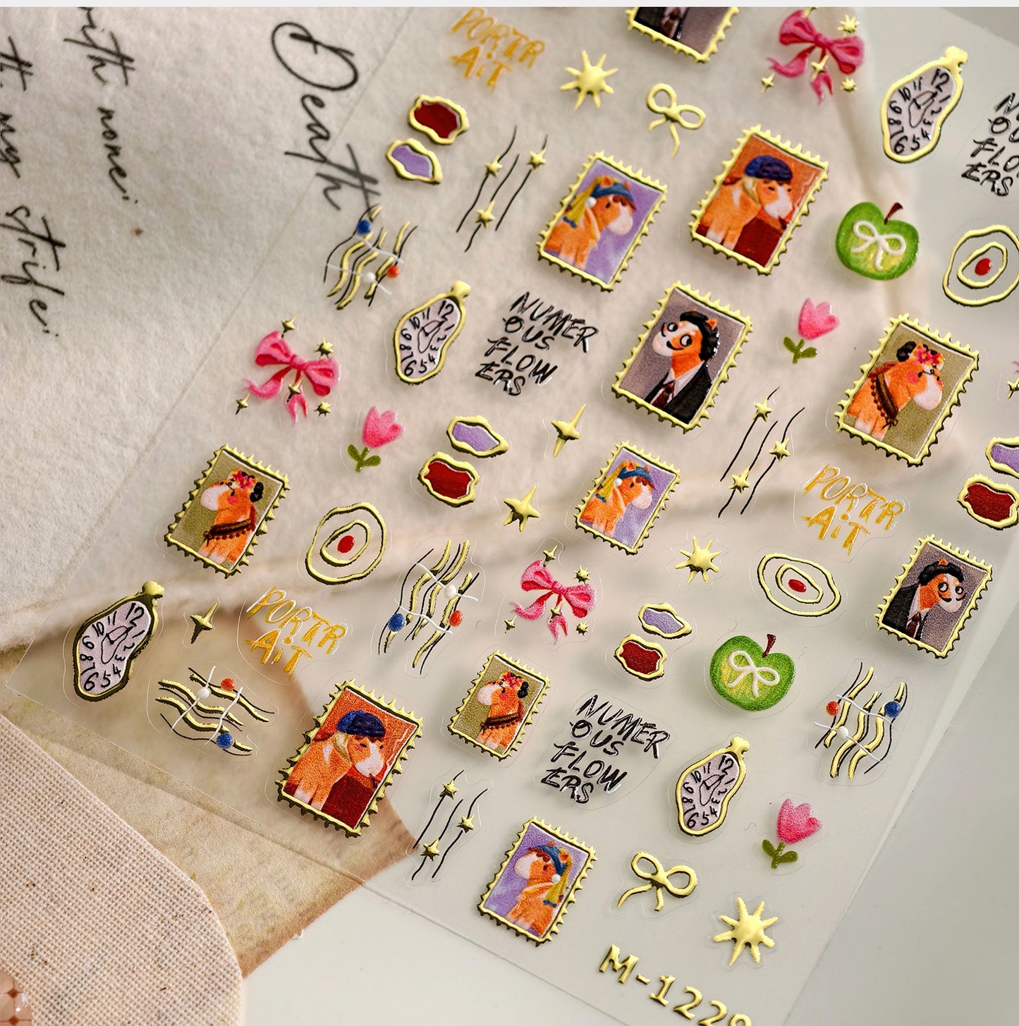 Hello Claws | World Famous Paintings Nail Deco Sticker