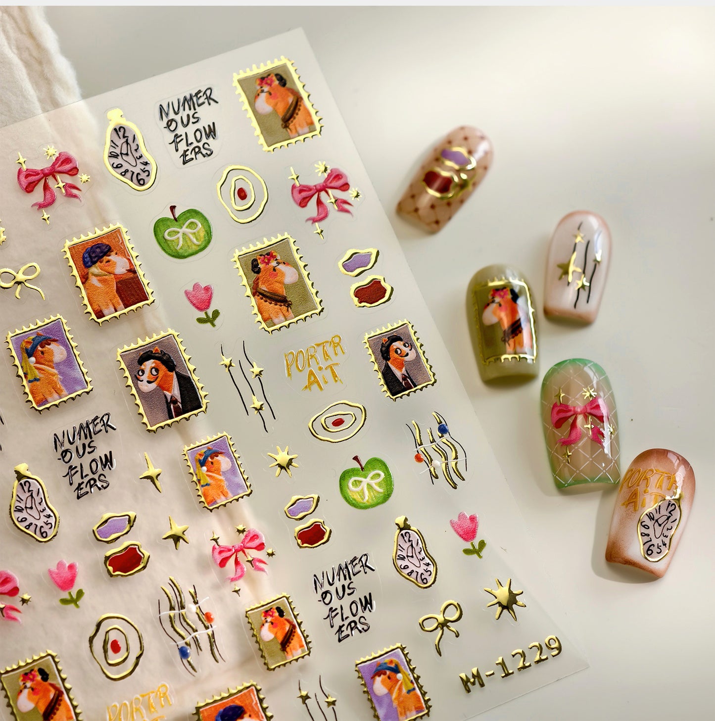 Hello Claws | World Famous Paintings Nail Deco Sticker