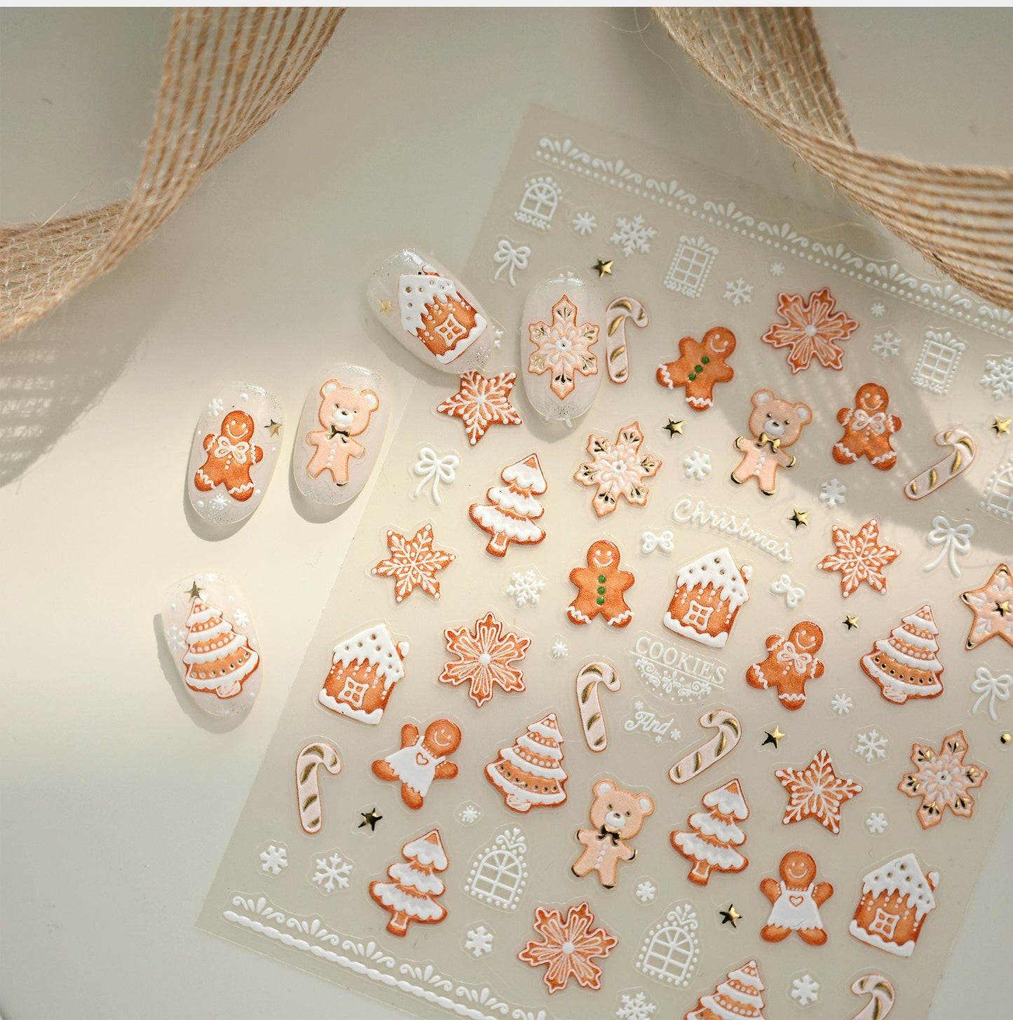 Hello Claws | Christmas Cookies Nail Deco Sticker