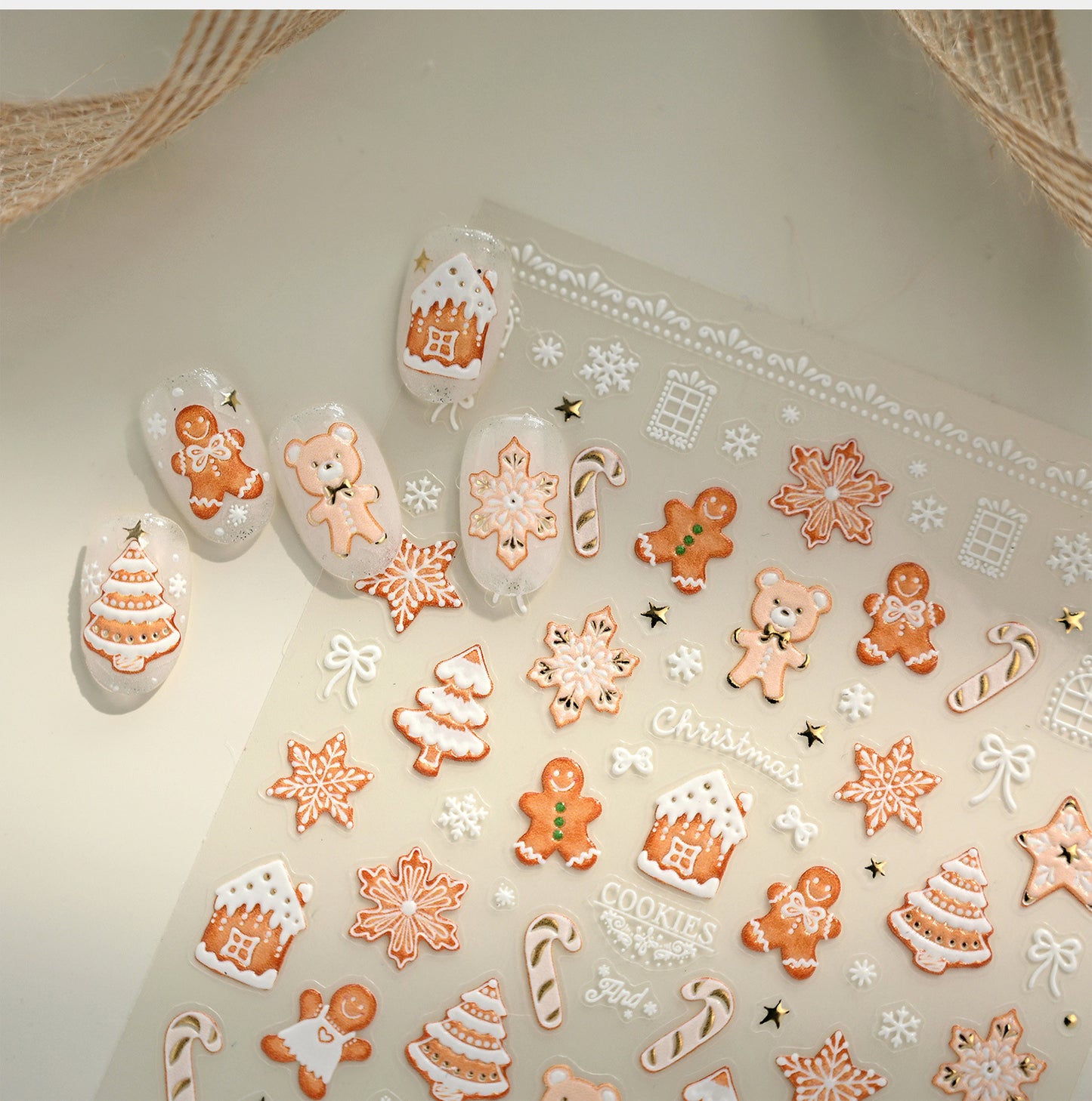 Hello Claws | Christmas Cookies Nail Deco Sticker