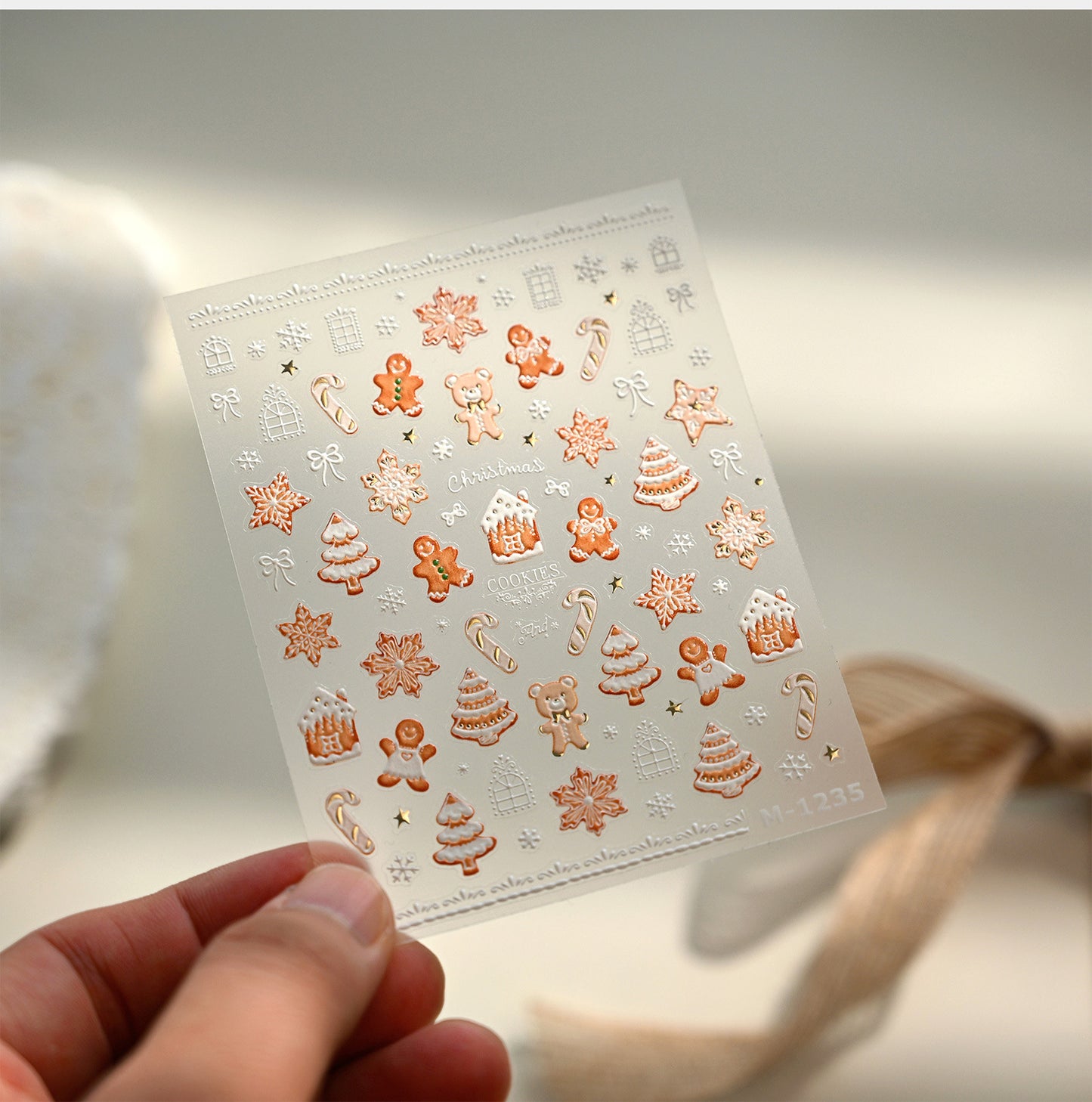 Hello Claws | Christmas Cookies Nail Deco Sticker