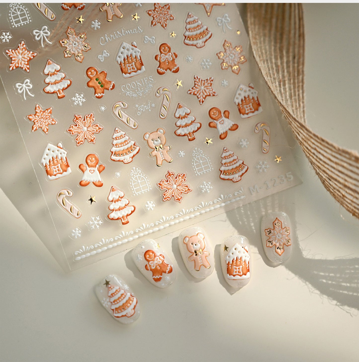 Hello Claws | Christmas Cookies Nail Deco Sticker