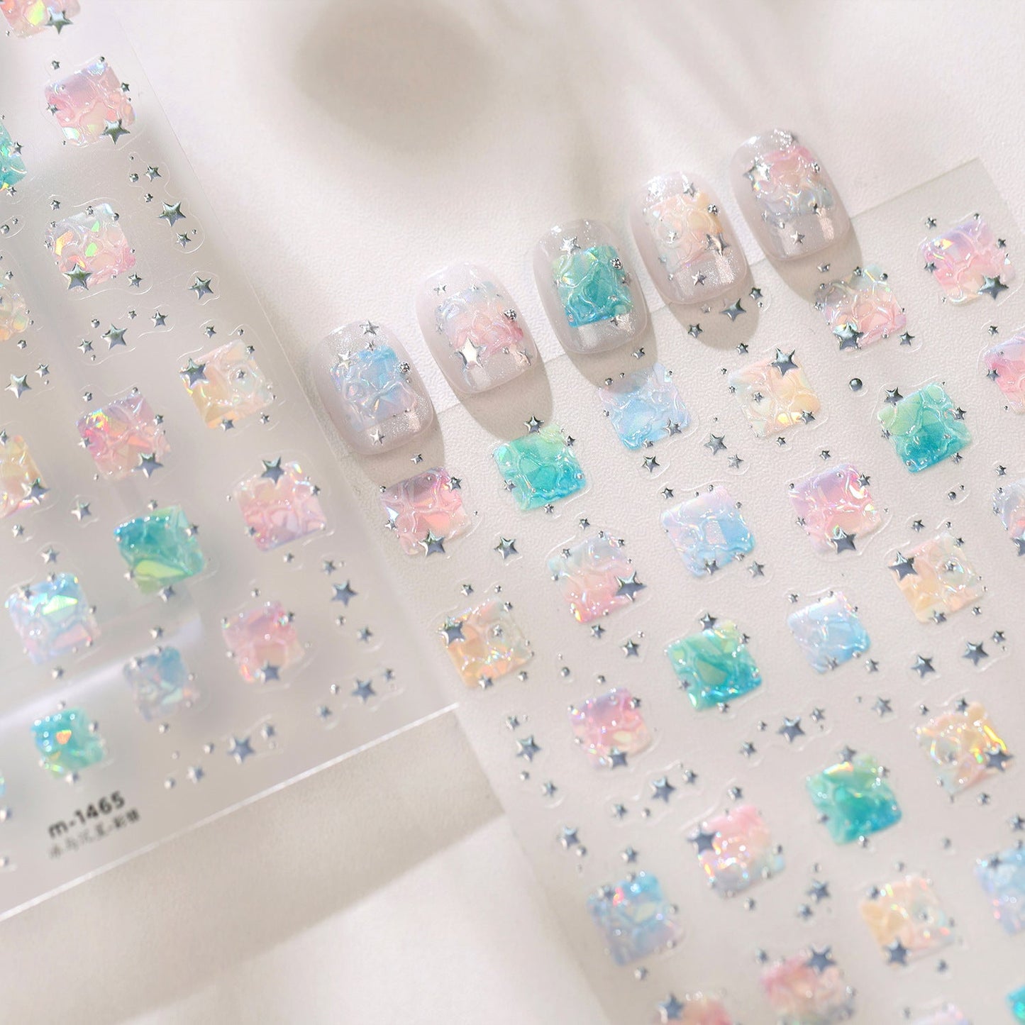 Hello Claws | Summer Ice SilverNail Deco Sticker 
