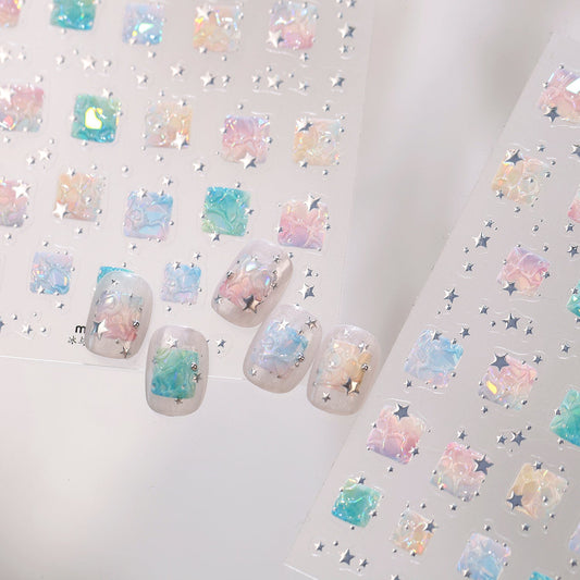 Hello Claws | Summer Ice SilverNail Deco Sticker 