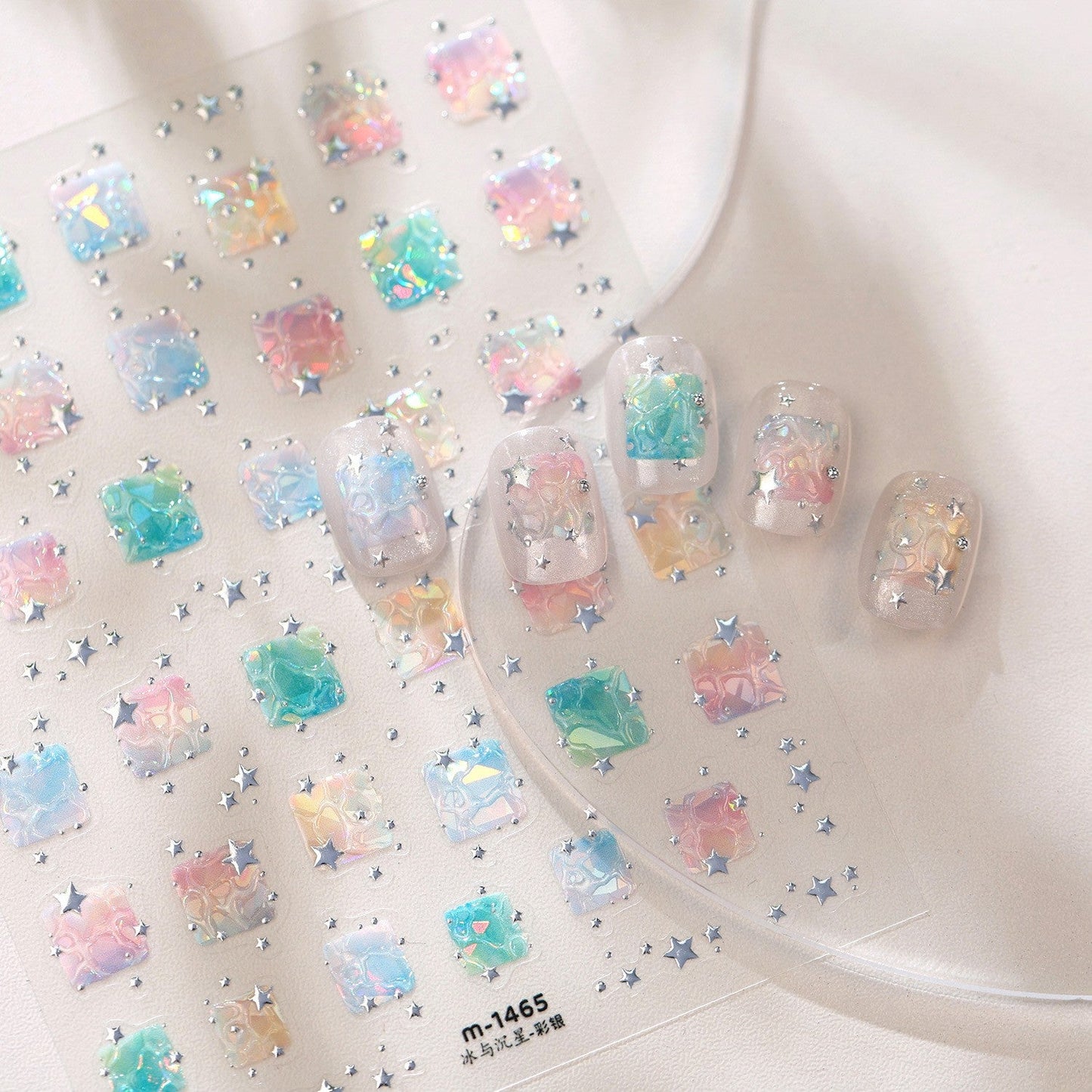 Hello Claws | Summer Ice SilverNail Deco Sticker 