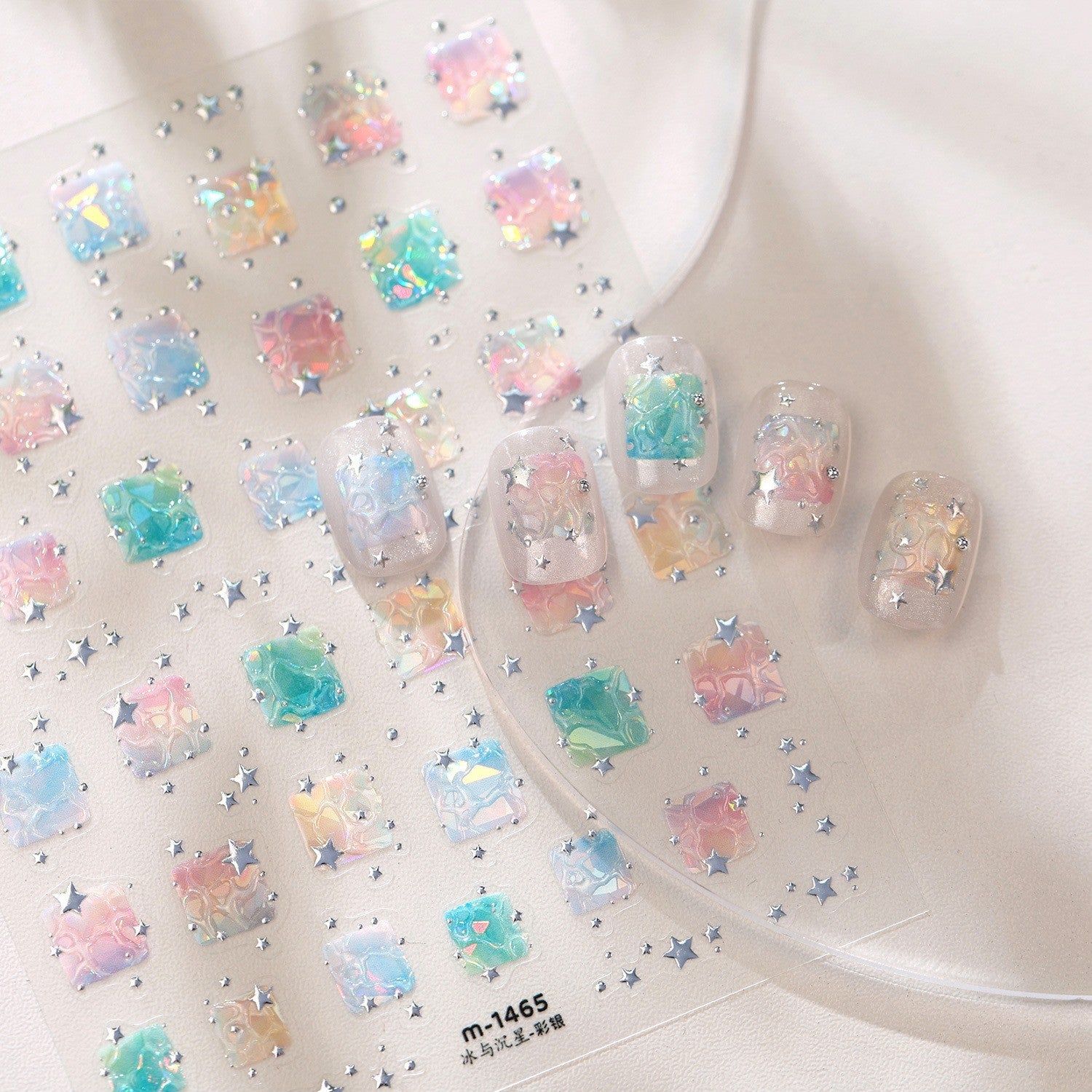 Hello Claws | Summer Ice SilverNail Deco Sticker 