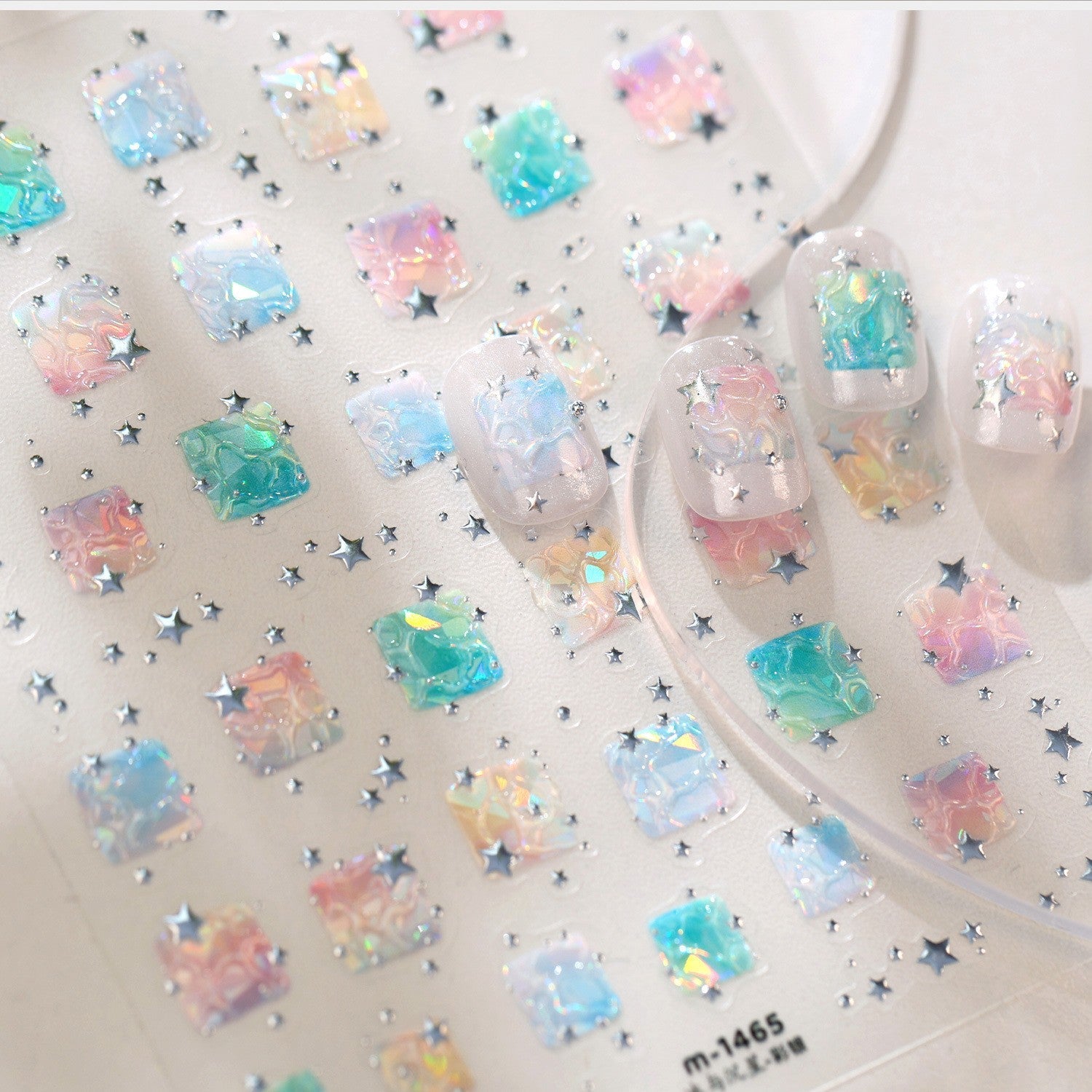 Hello Claws | Summer Ice SilverNail Deco Sticker 