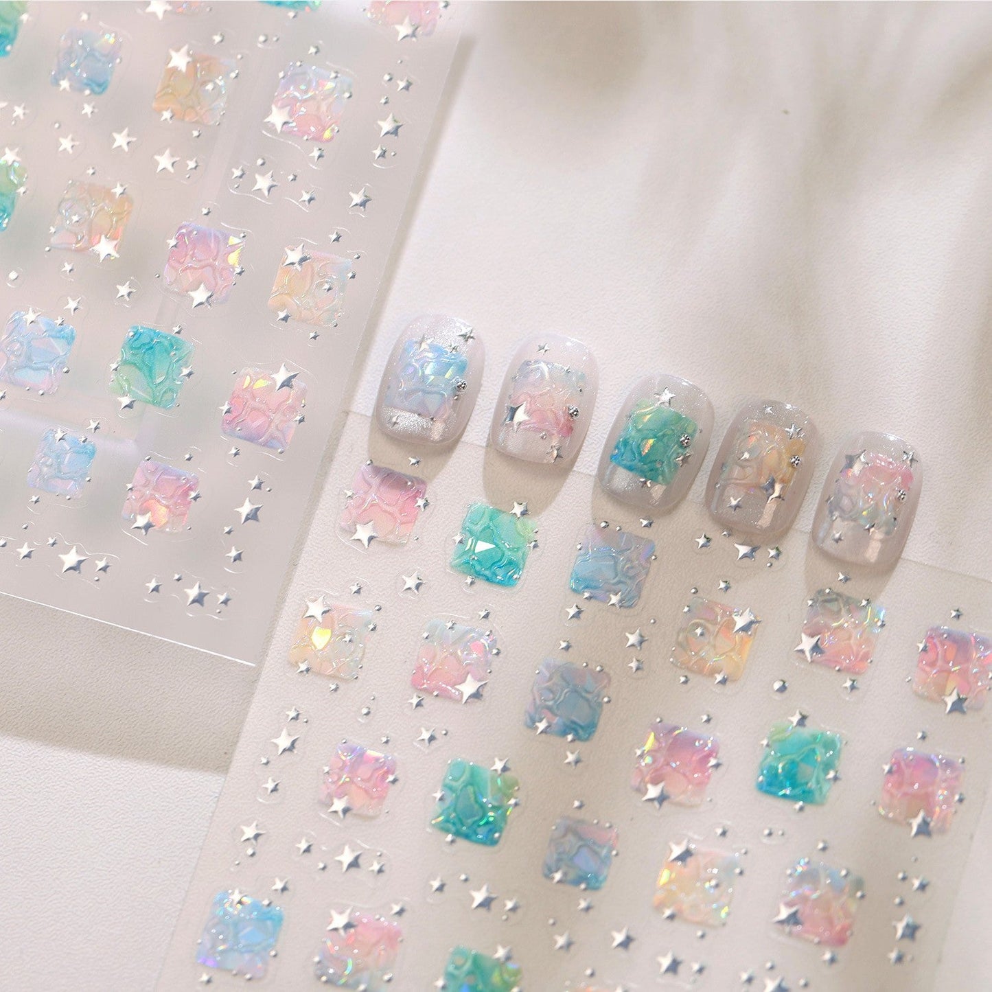 Hello Claws | Summer Ice SilverNail Deco Sticker 