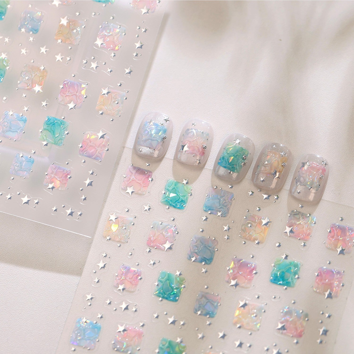 Hello Claws | Summer Ice SilverNail Deco Sticker 