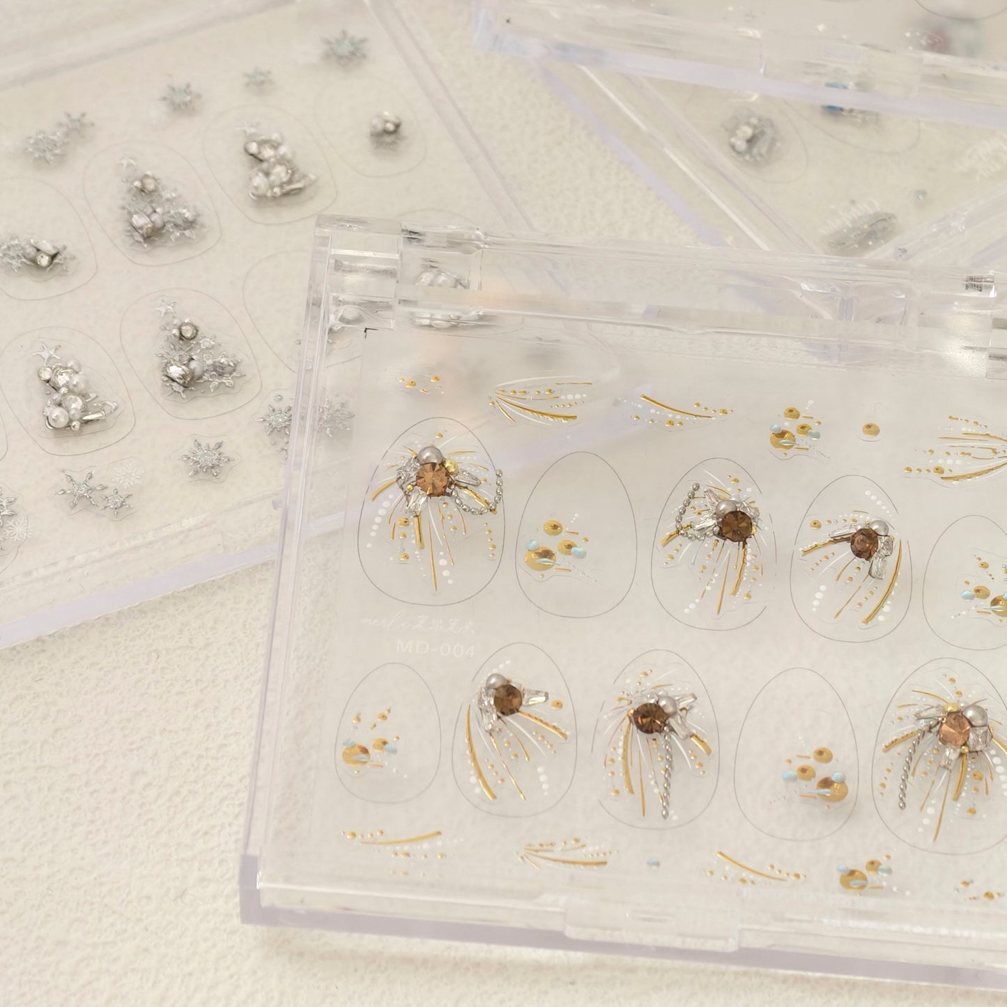 Hello Claws | Gold Firework Nail Deco Sticker