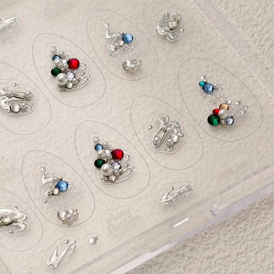 Hello Claws | Merry Christmas Tree Nail Deco Sticker