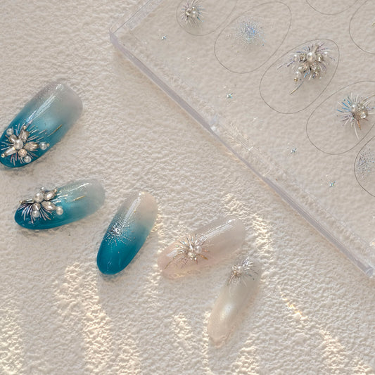 Hello Claws | Pink Firework Nail Deco Sticker