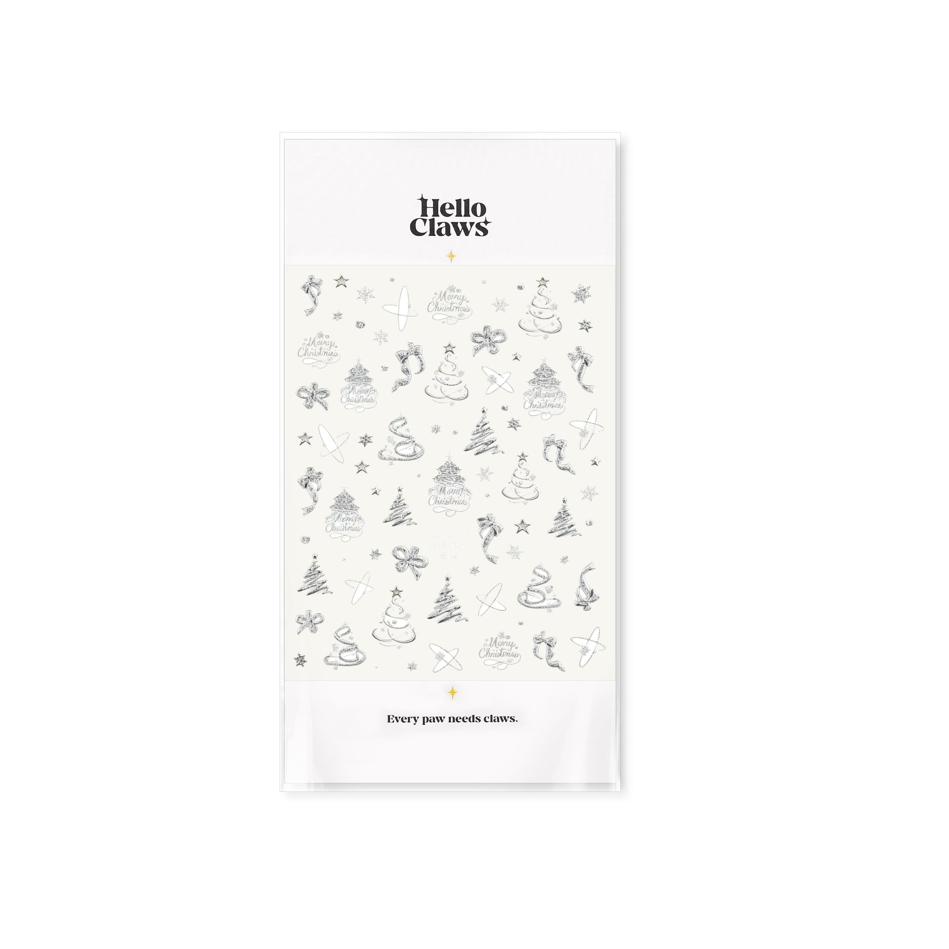 Notebook with Christmas-themed design and 'Hello Clove' branding on a white background