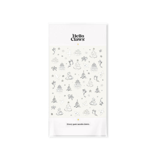 Notebook with Christmas-themed design and 'Hello Clove' branding on a white background