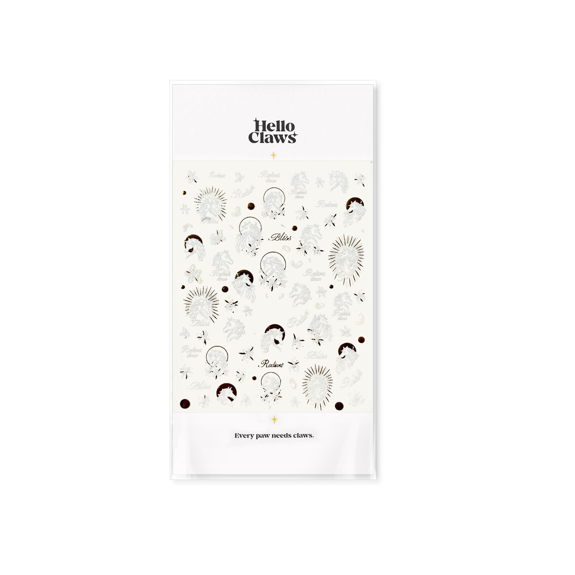 Hello Claws | Cherry Blossoms  And Horse Nail Deco Sticker 