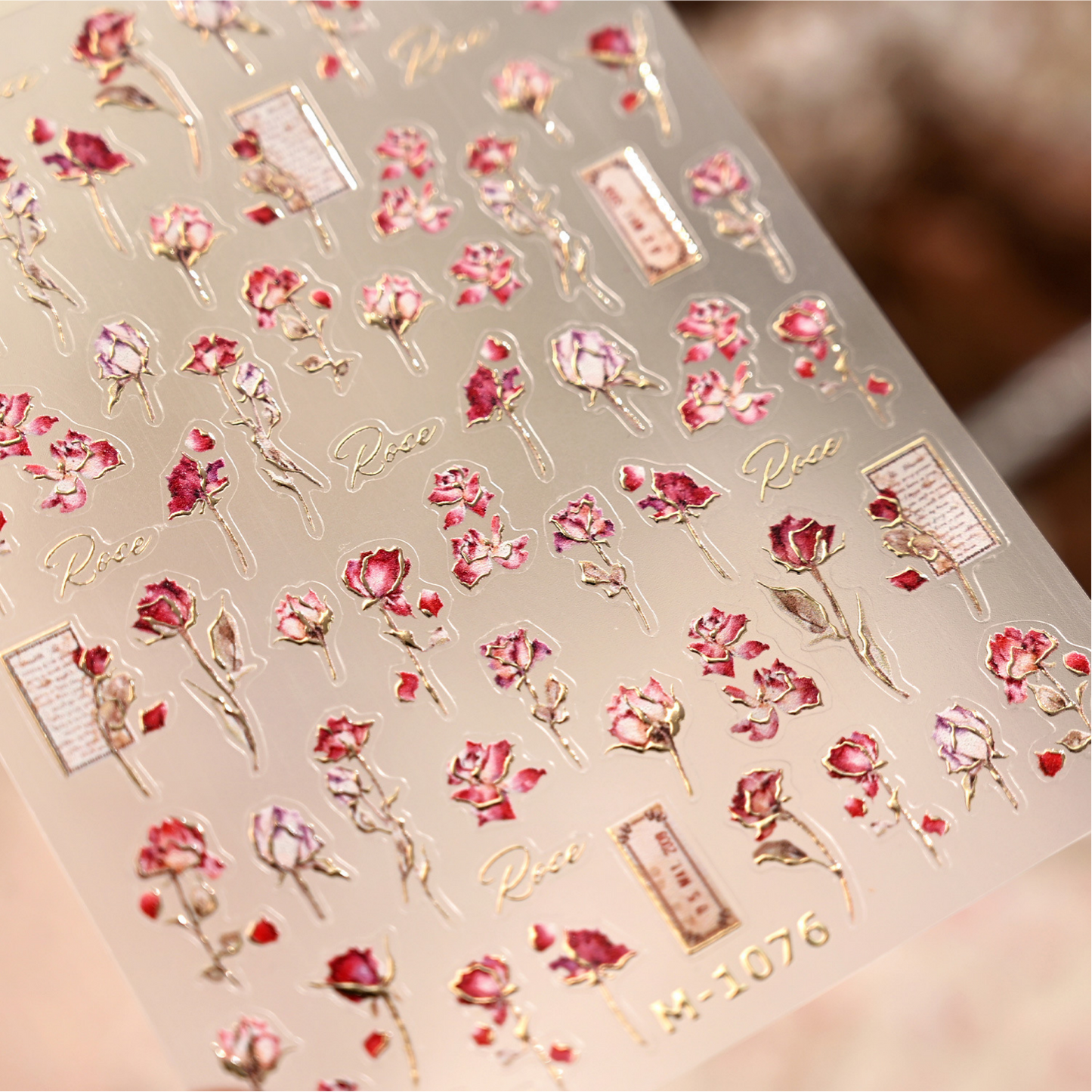 Hello Claws | Romantic Rose Nail Deco Sticker 
