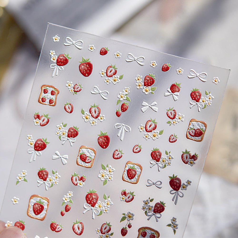 Hello Claws | Strawberry Sweet Nail Deco Sticker 