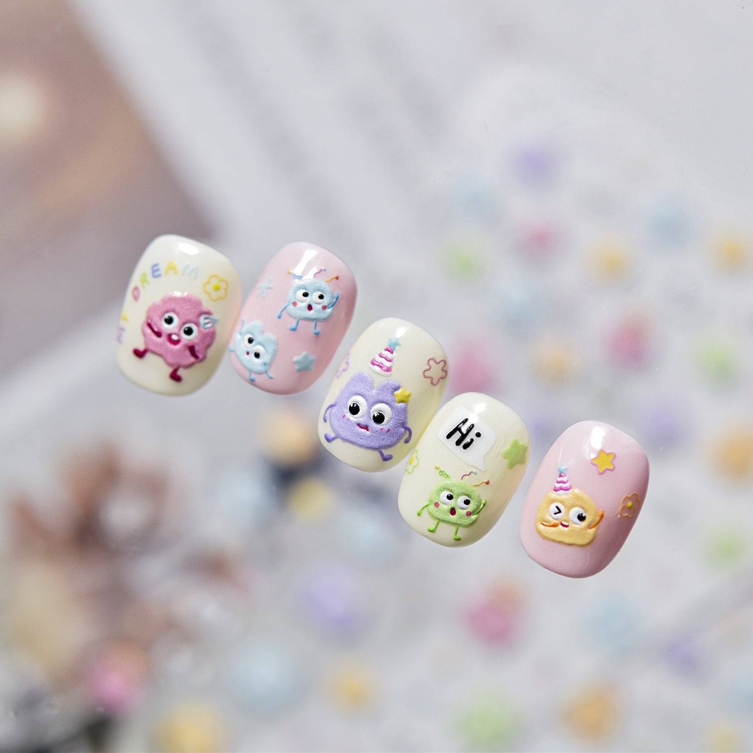Hello Claws | Dot Graffiti Nail Deco Sticker 