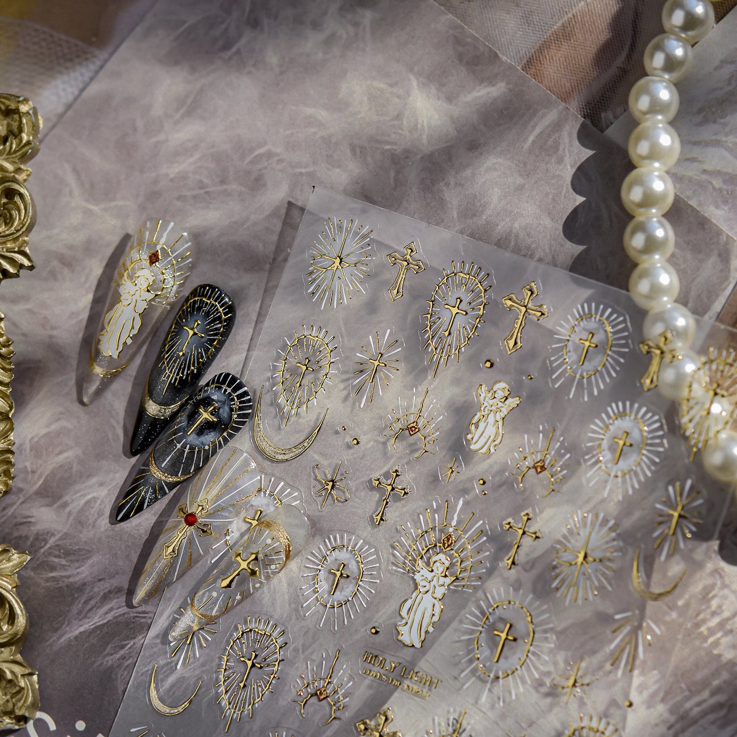 Hello Claws | Holy Light Jesus Nail Deco Sticker