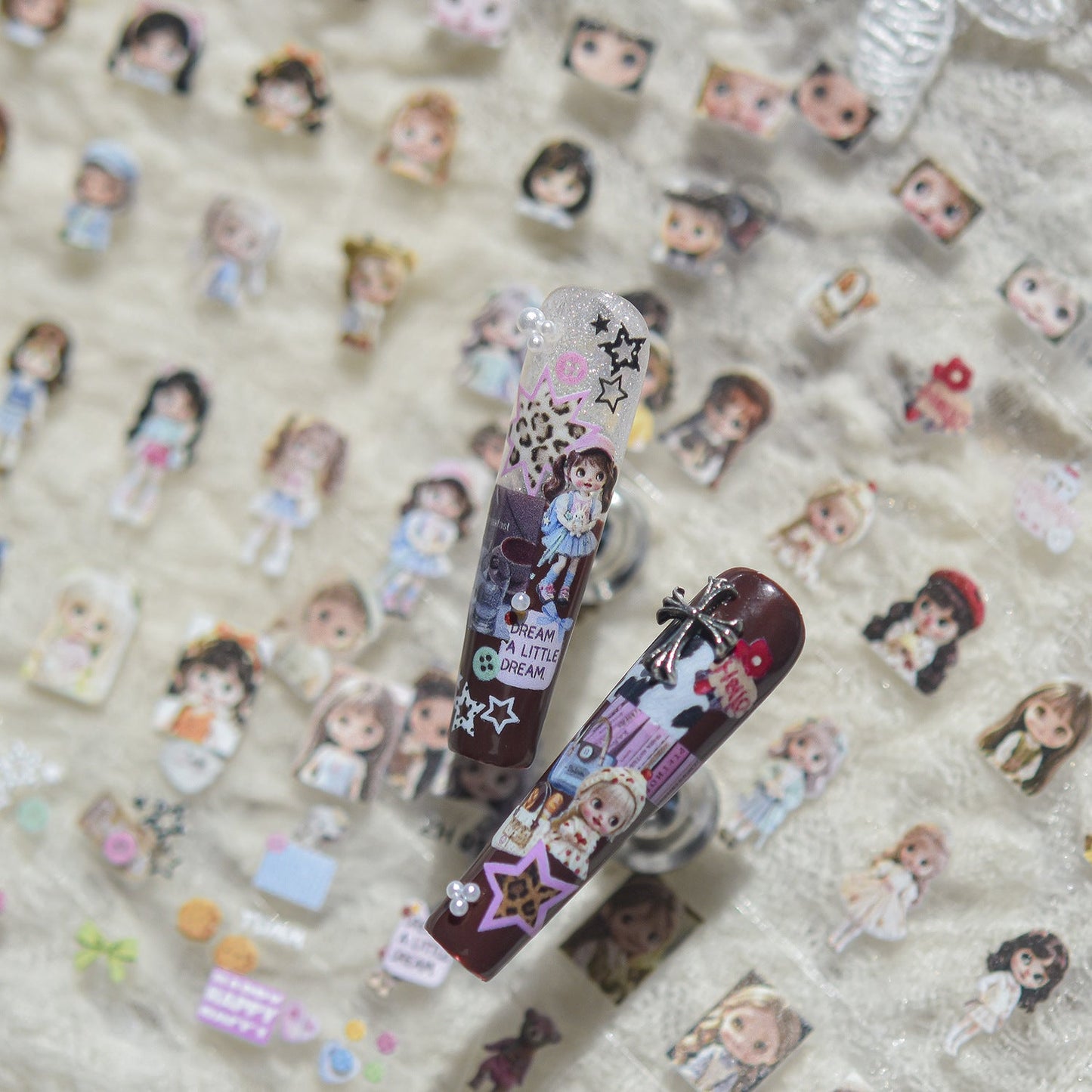 Hello Claws | Blythe Cartoon Transfer-style Nail Deco Sticker 