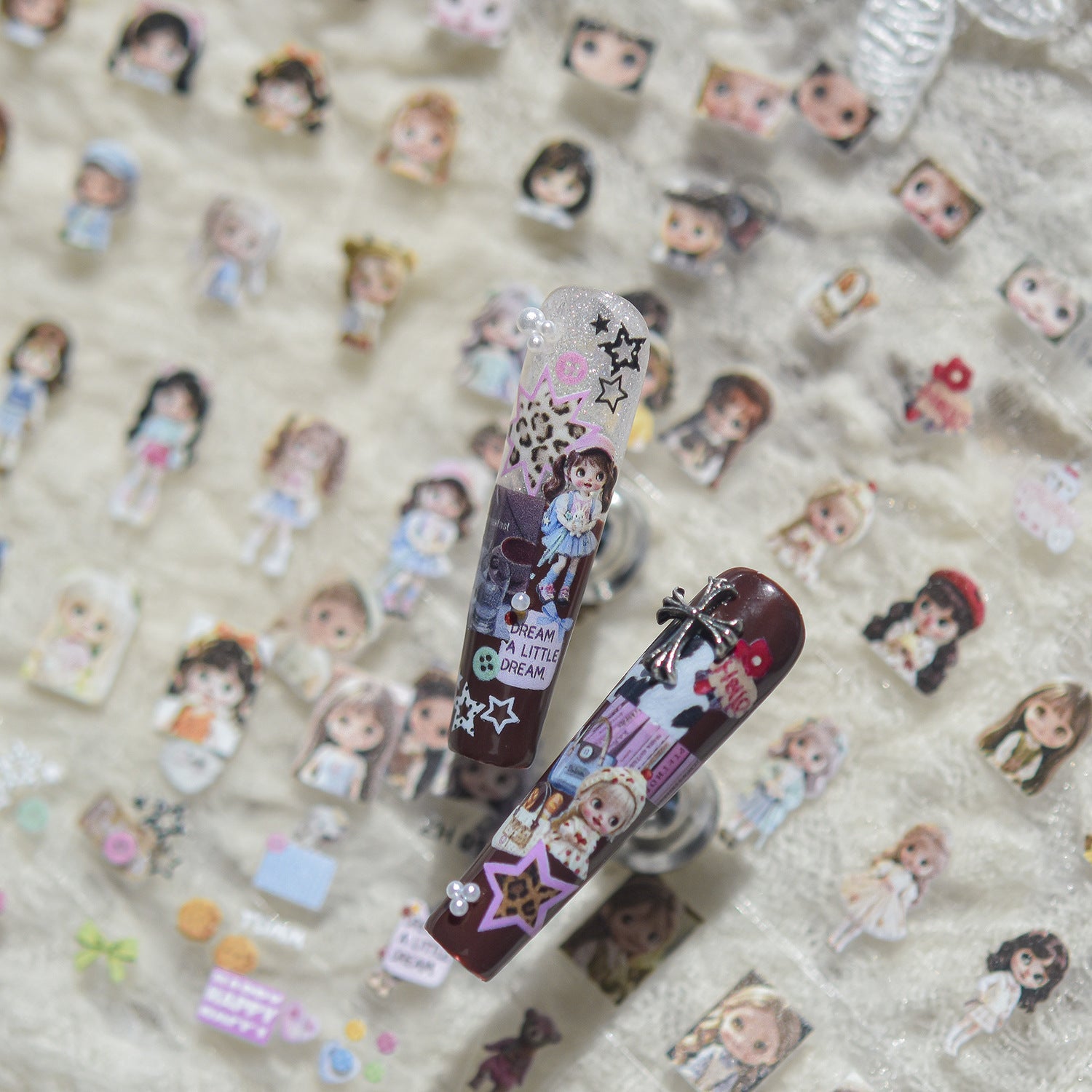 Hello Claws | Blythe Cartoon Transfer-style Nail Deco Sticker 