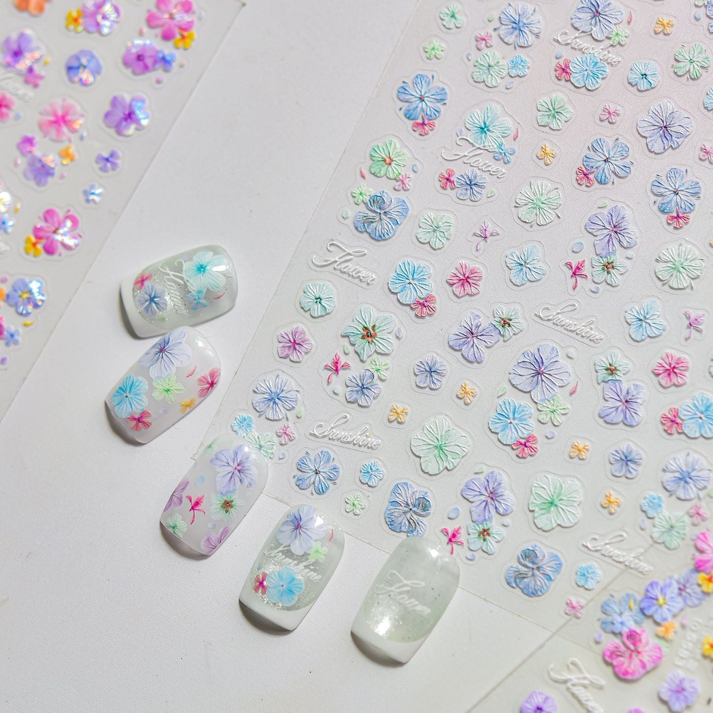 Hello Claws | Vintage Dried Flower Nail Deco Sticker 