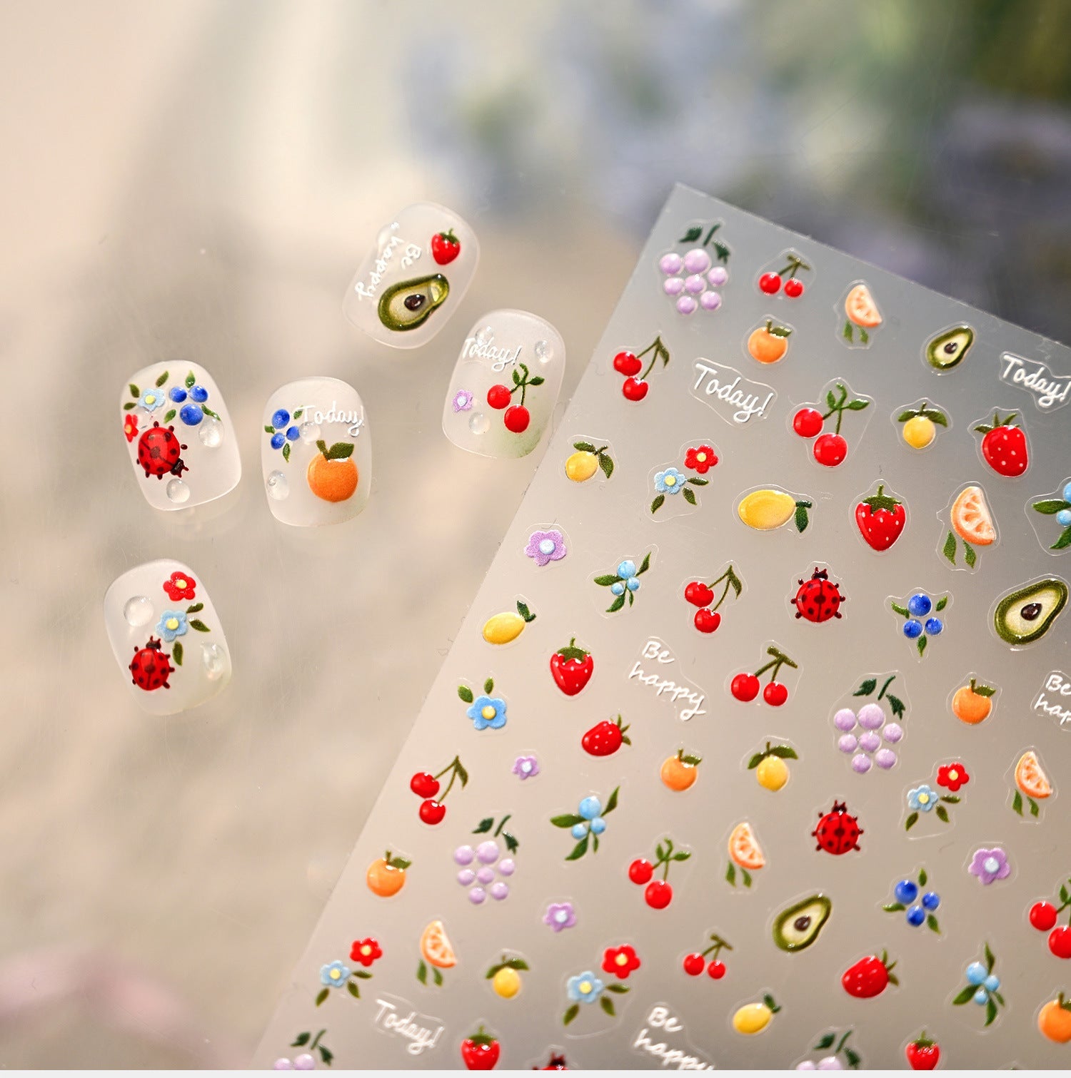 Hello Claws | Mini Fruit Nail Deco Sticker 